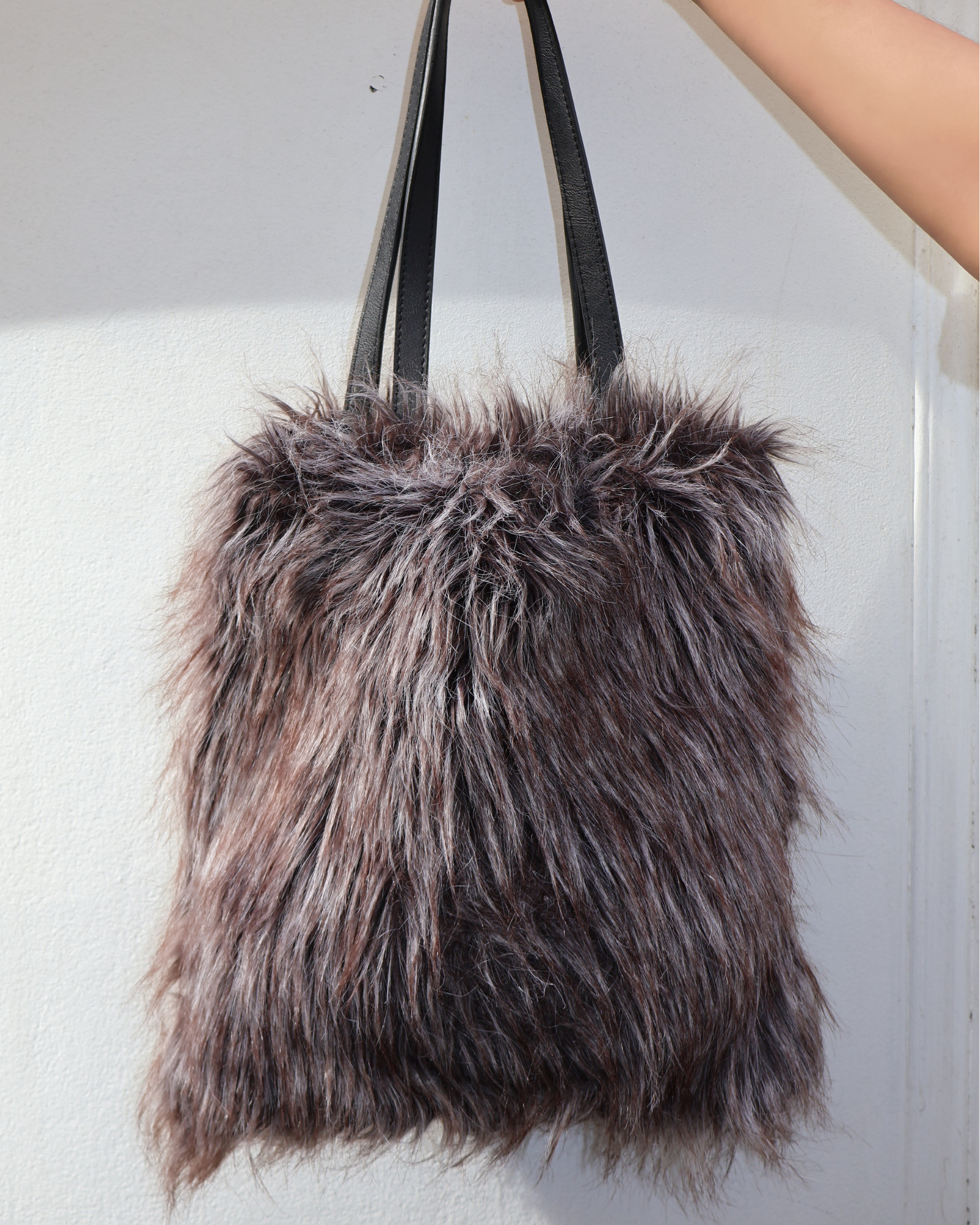 FUR TOTE BAG
