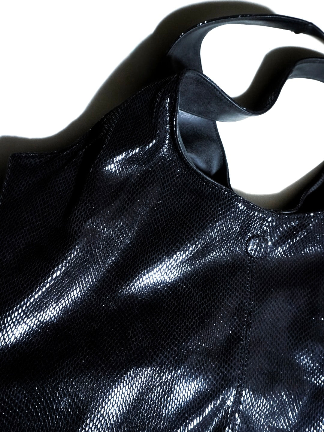 SHINY BLACK BAG