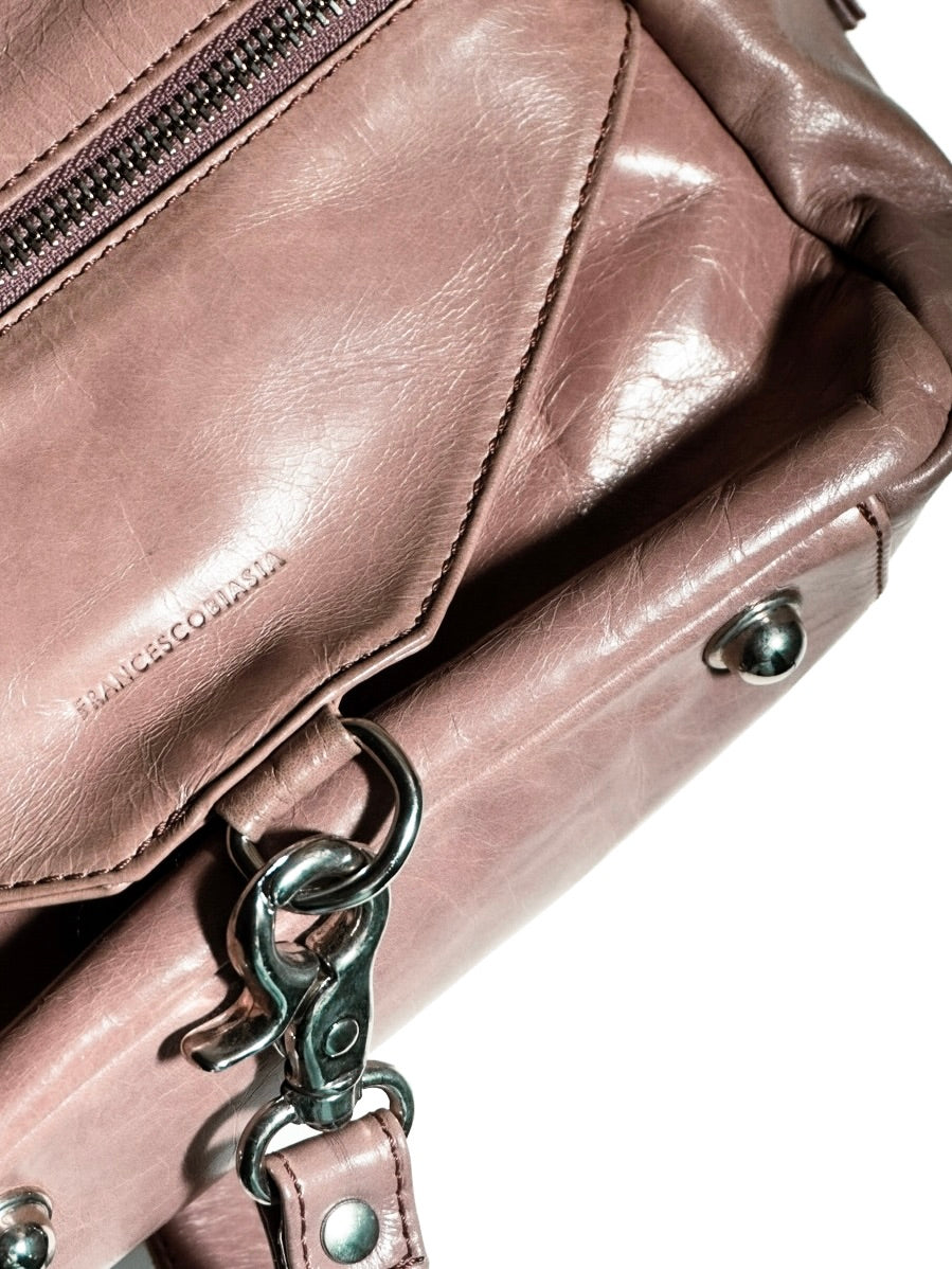 SMALL PINK LEATHER BAG
