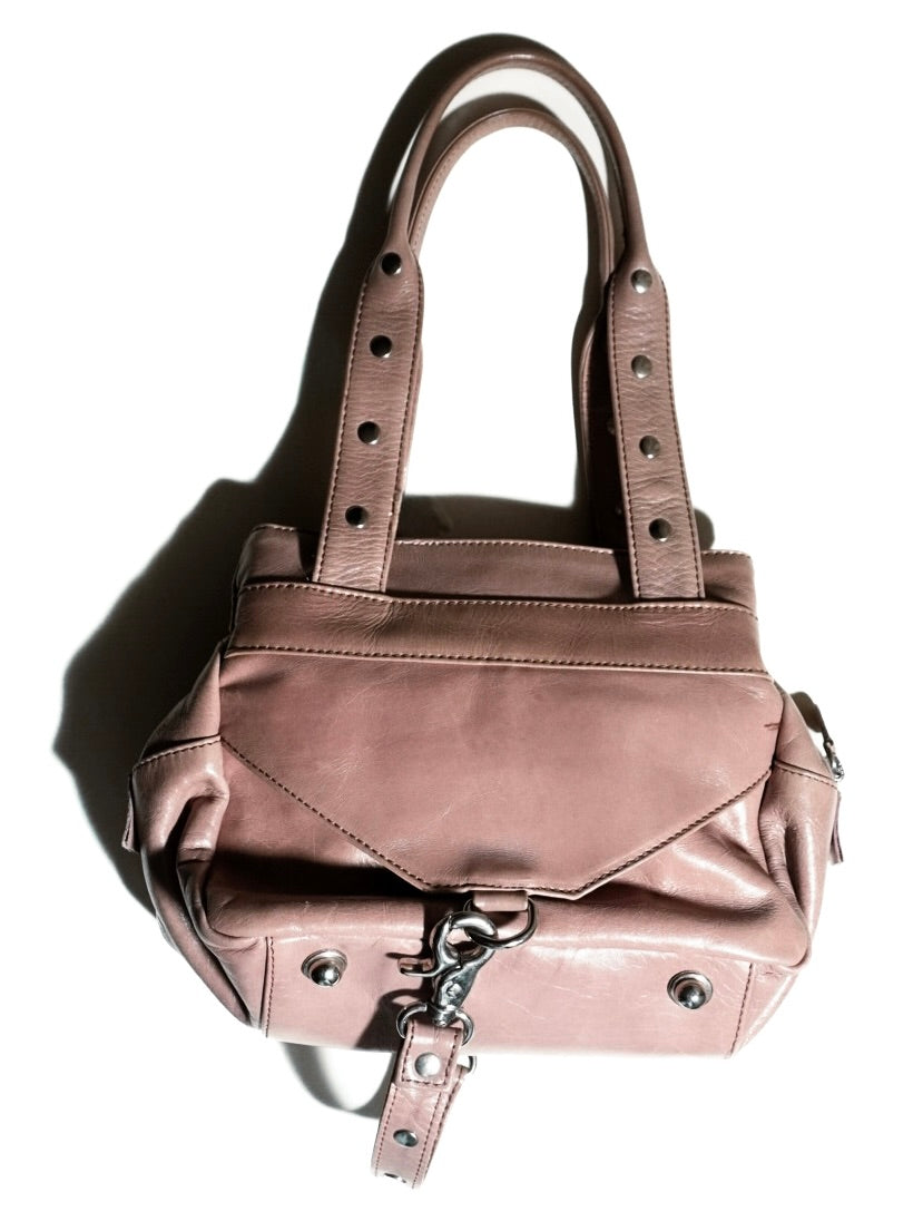SMALL PINK LEATHER BAG