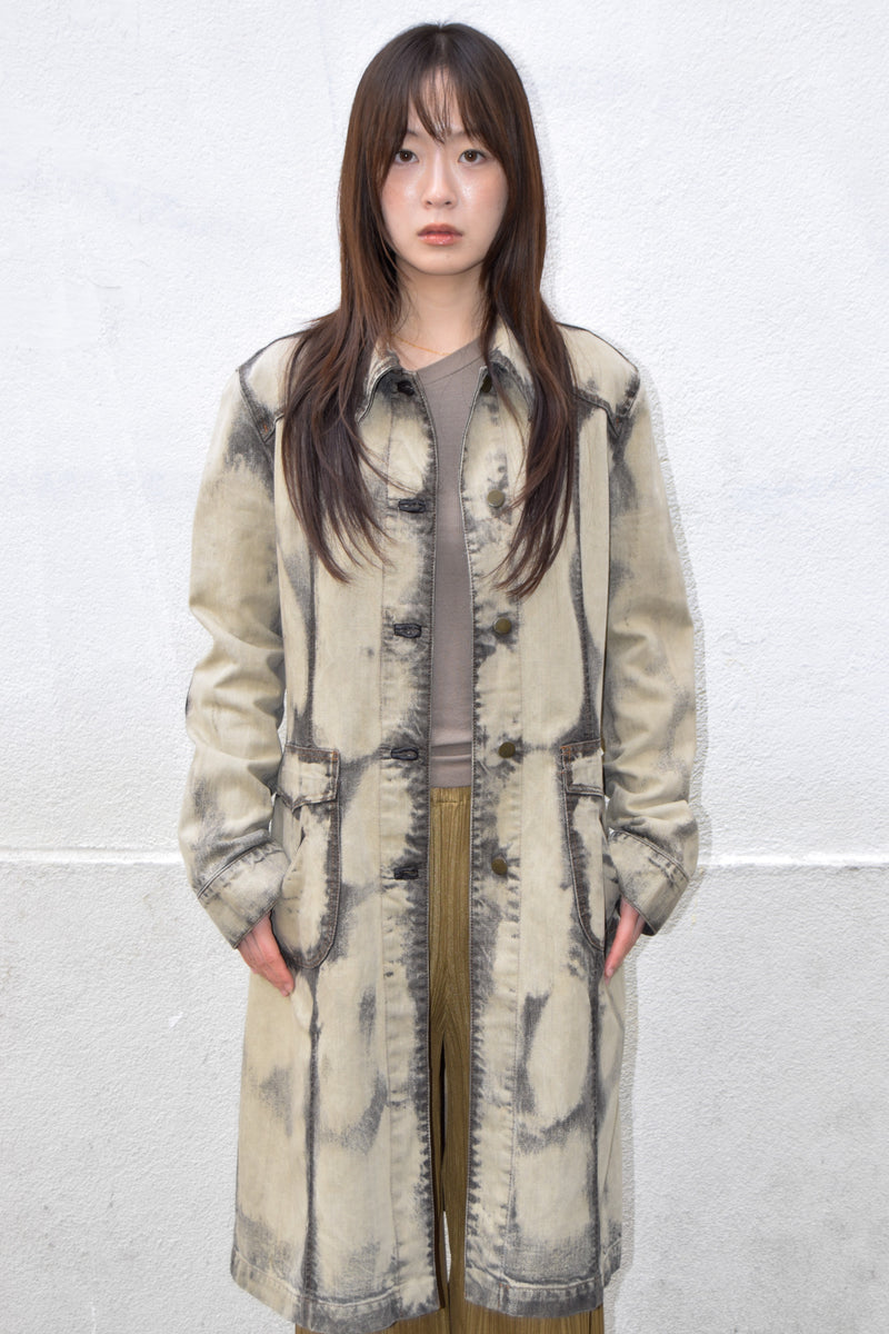 DENIM TRENCH COAT