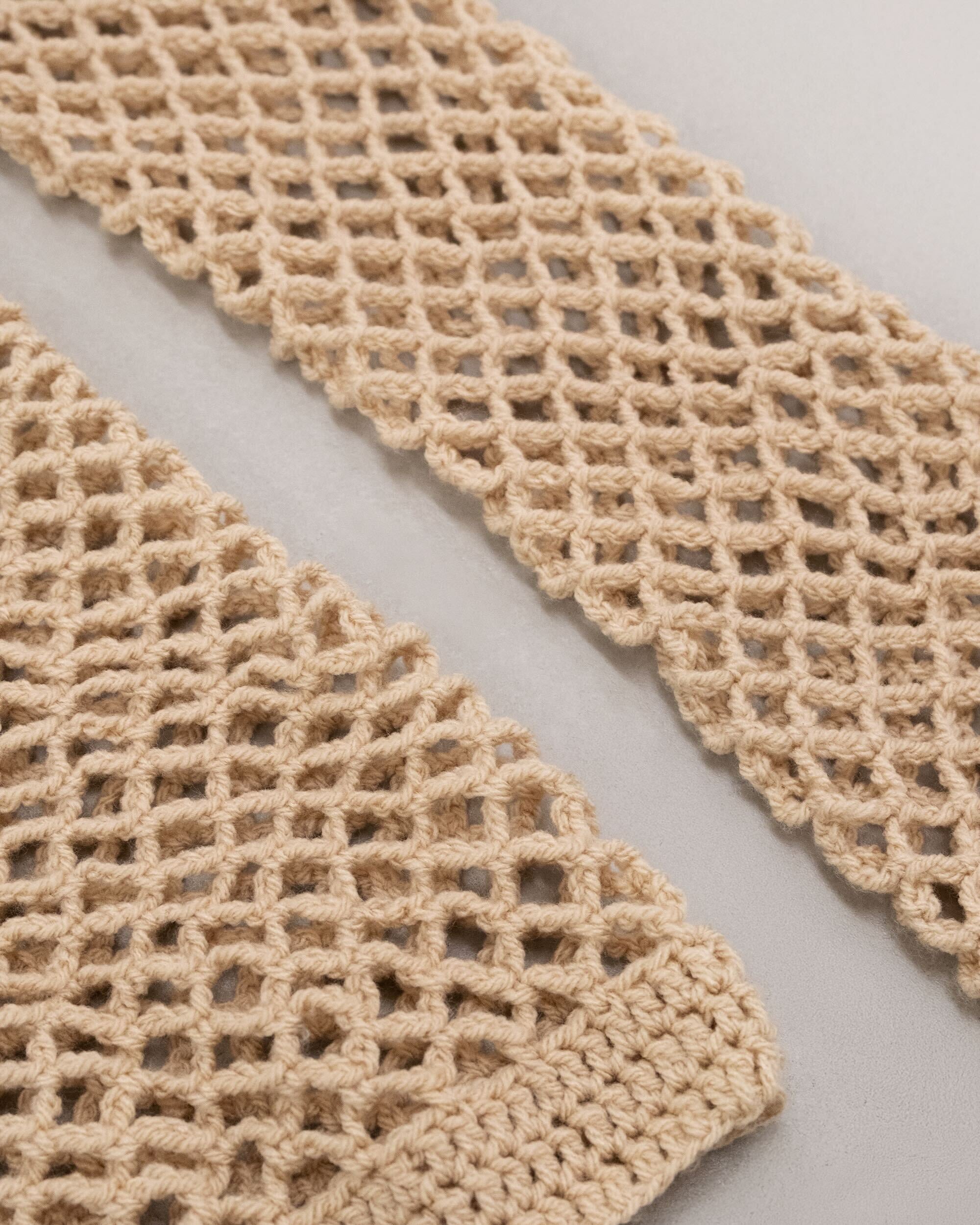 BEIGE SHEER KNIT TOP