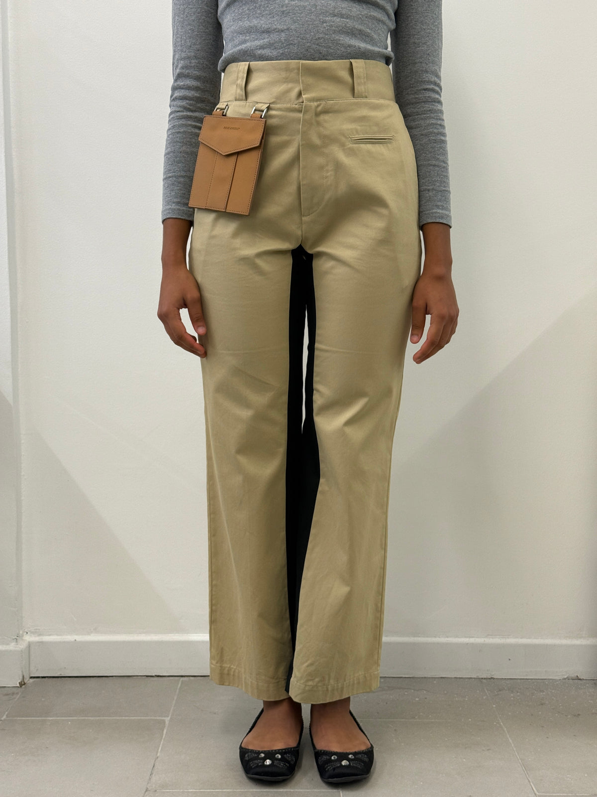 LEATHER POCKET PANTS