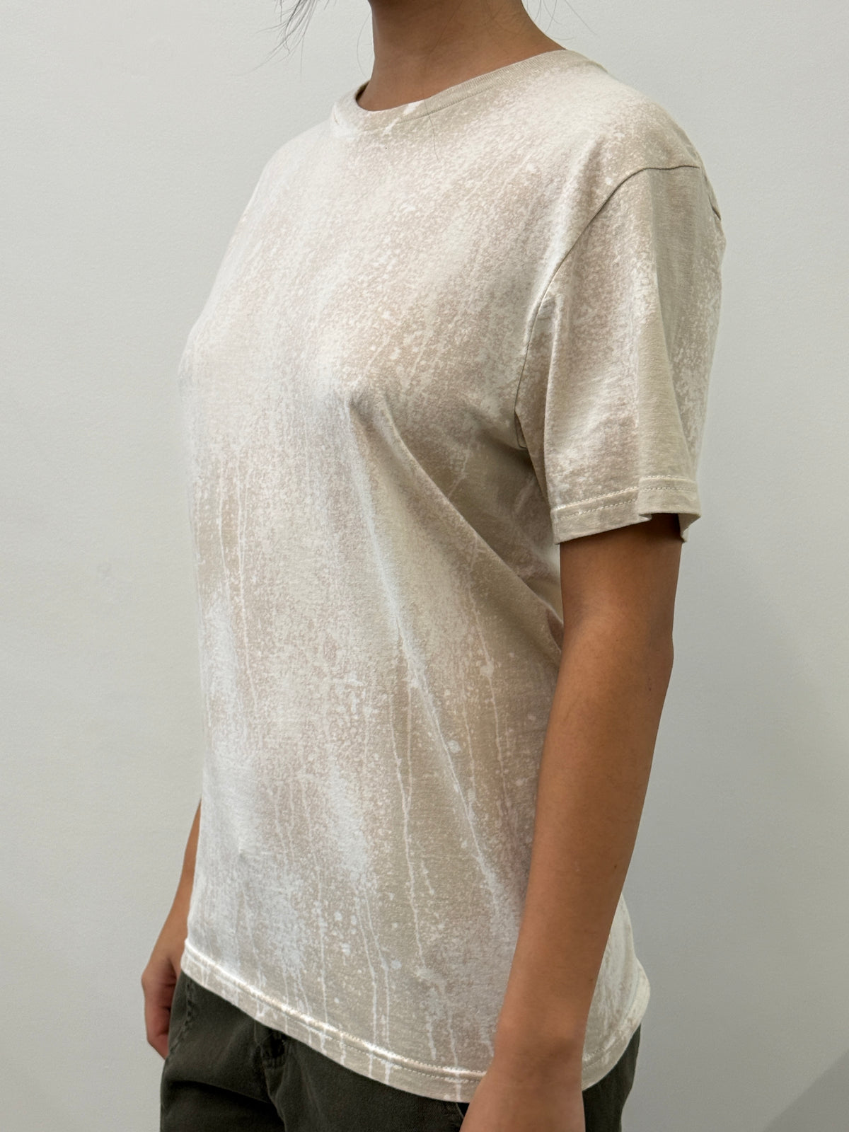 BEIGE SUN-BLEACHED T-SHIRT
