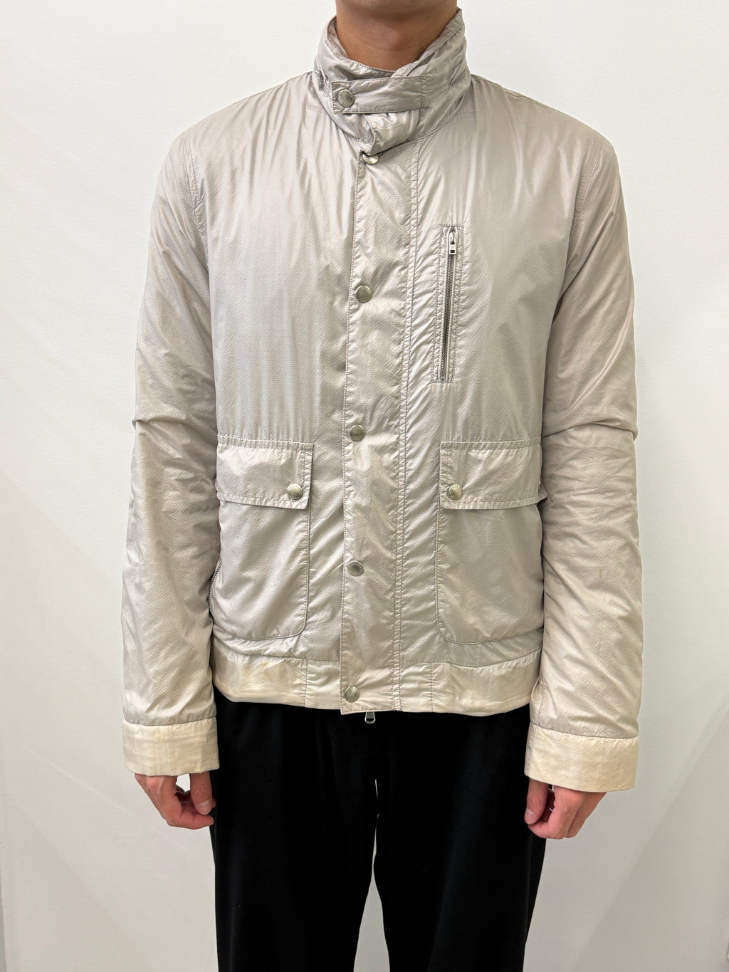 LIGHT GREY TECHNICAL JACKET