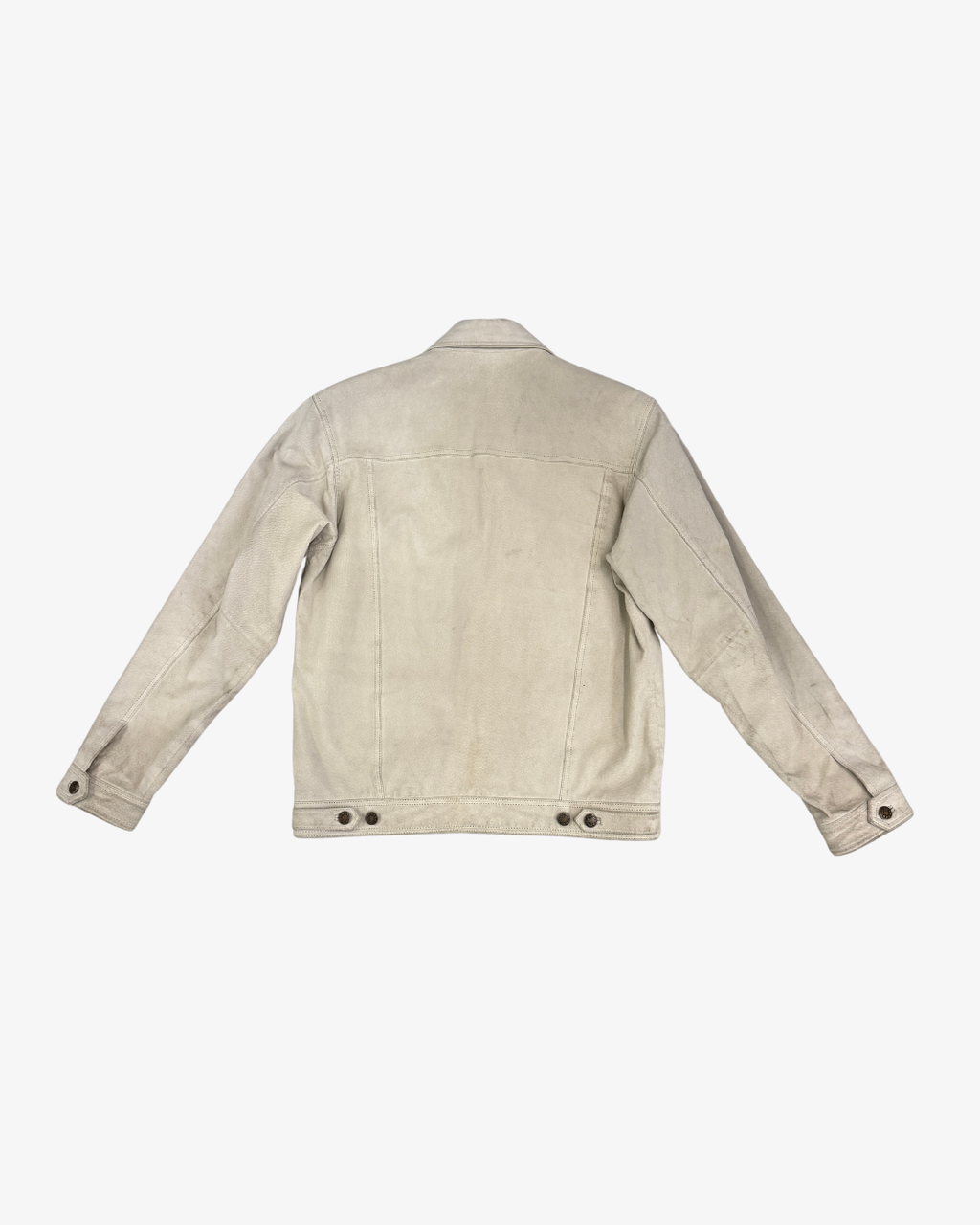 SUEDE BEIGE LEATHER JACKET