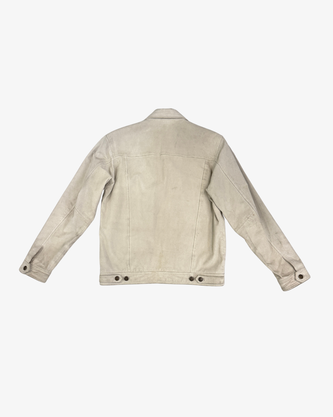 SUEDE BEIGE LEATHER JACKET