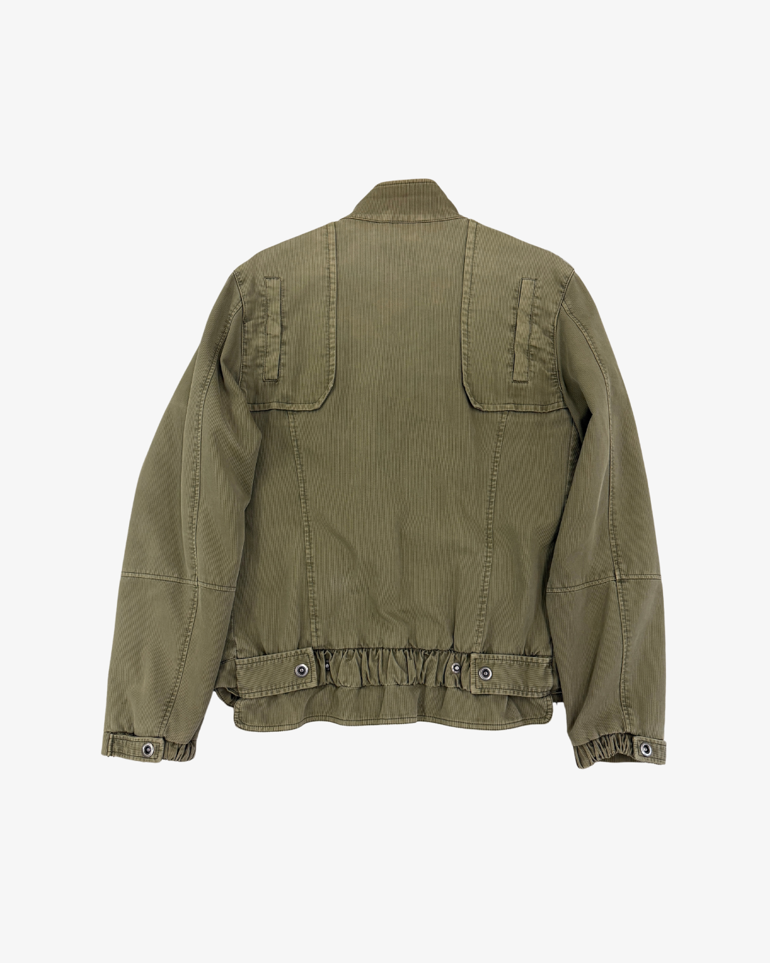 OLIVE MULTI-POCKET CARGO JACKET