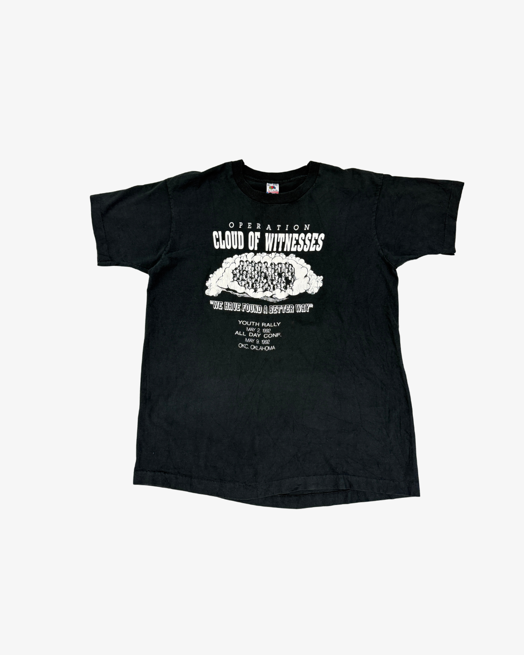 "CLOUD OF WITNESS" PRINTED T-SHIRT