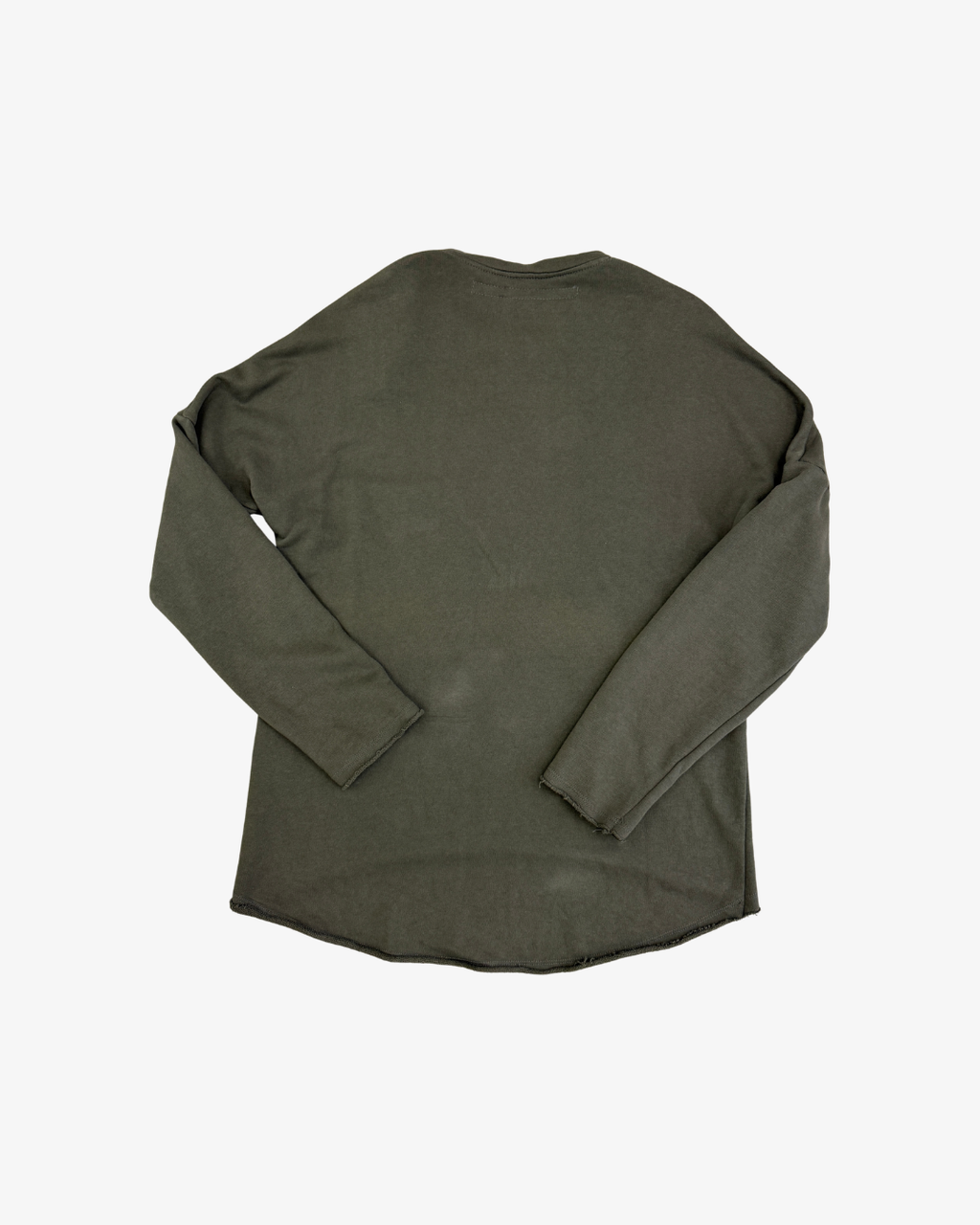 KHAKI HALF ZIP SWEATER